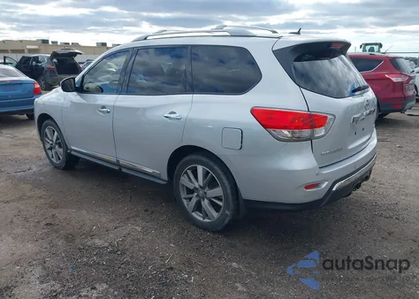 2013 Nissan Pathfinder Platinum из США, поврежденный, VIN 5N1AR2MM1DC616034